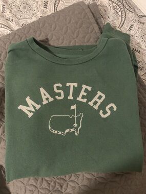 Kids Green 'Masters' Graphic Sweatshirt